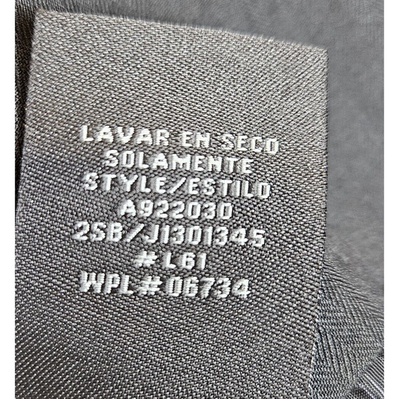 Arrow Blazer Suit Jacket Size 50R Business Charcoal Gray Work Blazer Lightweight - Picture 12 of 13